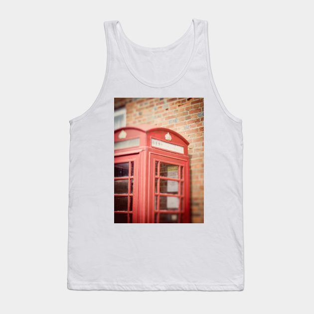 Telephone Box Tank Top by Debra Cox 